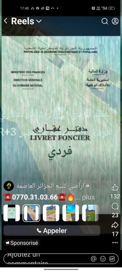 Vente Terrain Agricole Djelfa Bouira lahdab