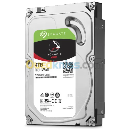 Disque Dur Seagate IronWolf NAS 4 TB