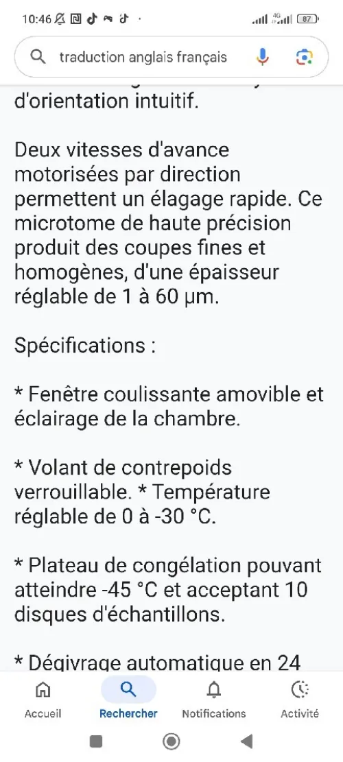 Microtome cryostat Leica