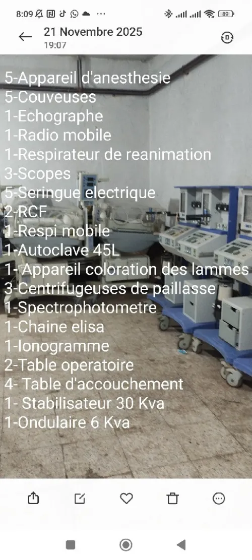 Lot médical+laboratoire