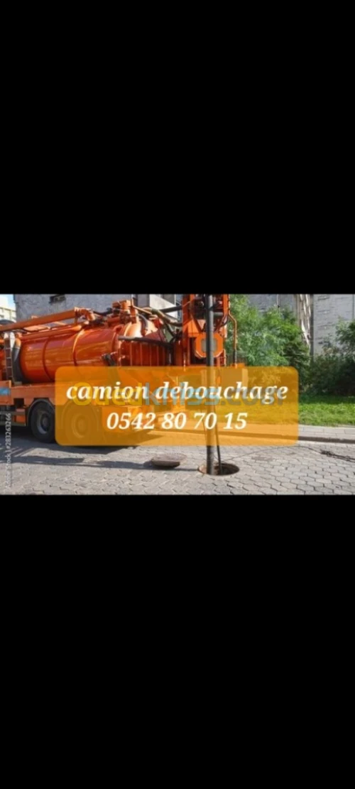 débouchage,curage des canalisations D.