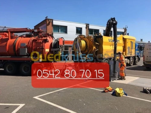 Camion débouchage curage canalisation Blida