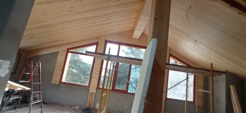 Construction des bungalows et chalets en bois 