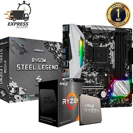 Ryzen 7 3700X + B450 Steel Legend + 16Go Corsair Vengeance LPX | Pack CPU / CM / RAM