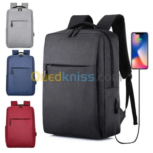 Sac a dos multifonctions USB imperméable anti- rayures et résistant aux déchirures