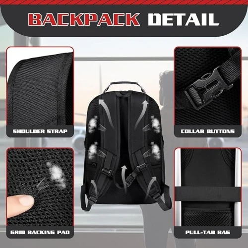 Sac à dos 50L, pour voyage et ordinateur 17 pouces