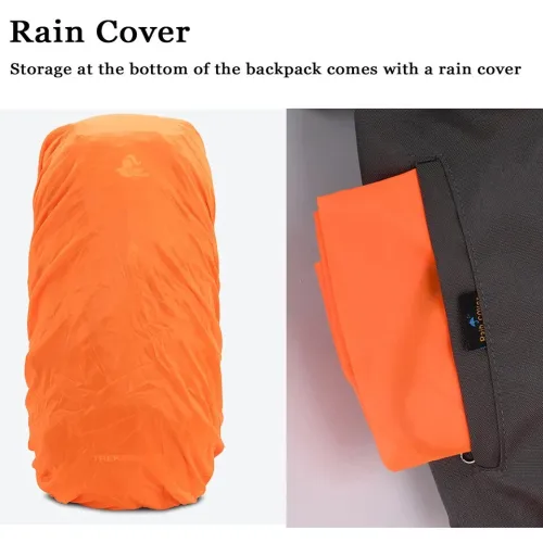 Sac à Dos de Randonnée 60 L avec Housse de Pluie
