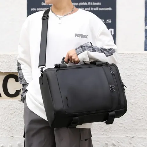  Sac a dos cartable avec bandouliere 17 pouces - حقيبة ظهر و لليد مع حزام للكتف