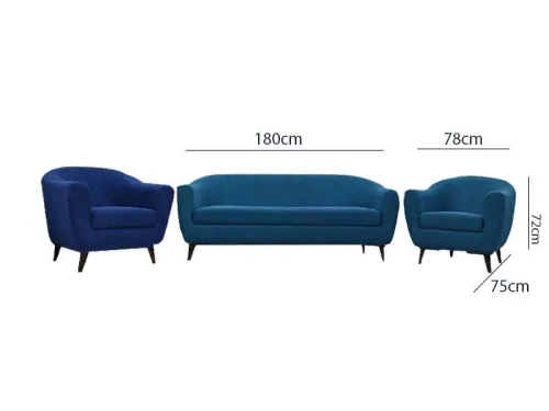 Salon chauffeuse 5 places