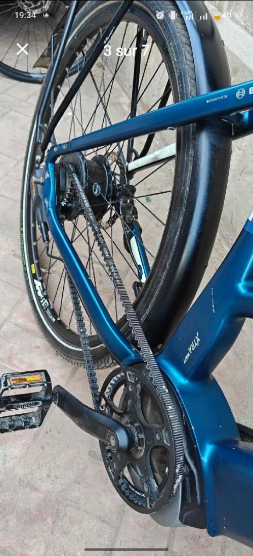 Vélo électrique moteur Bosch active plus transmission couroi nuvinci vitesses automatique