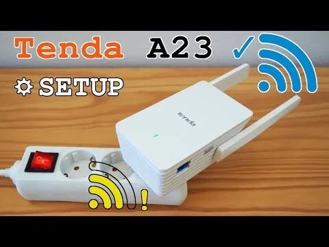Répéteur Wi-Fi 6 Booster sans Fil 1500m/s AX1500 Tenda A23