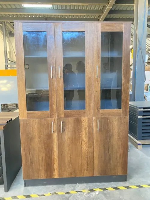 Armoire 02 portes - 3 portes semi vitrées