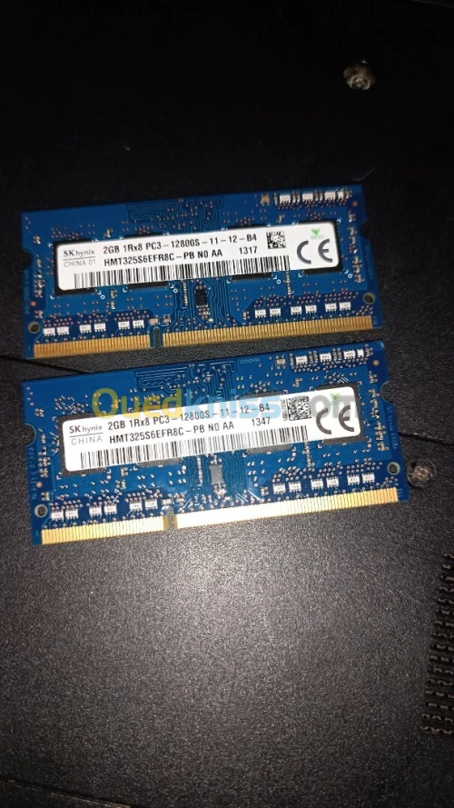 Ram ddr3 2Gbx2 1600 mhz 
