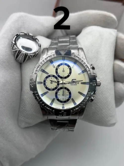 Montre homme de lux coffret plus une bague