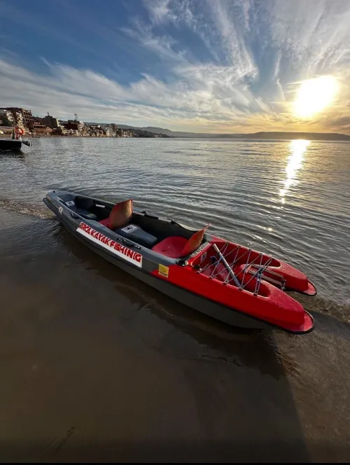 Kayak orca fishing