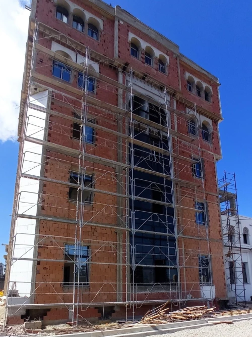 Façade monocouche 
