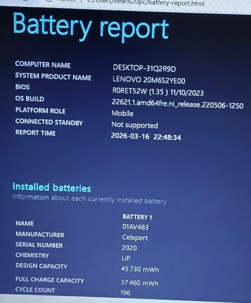 Lenovo Thinkpad L380 I3 8130U RAM 8GB SSD 256GB 13.3"