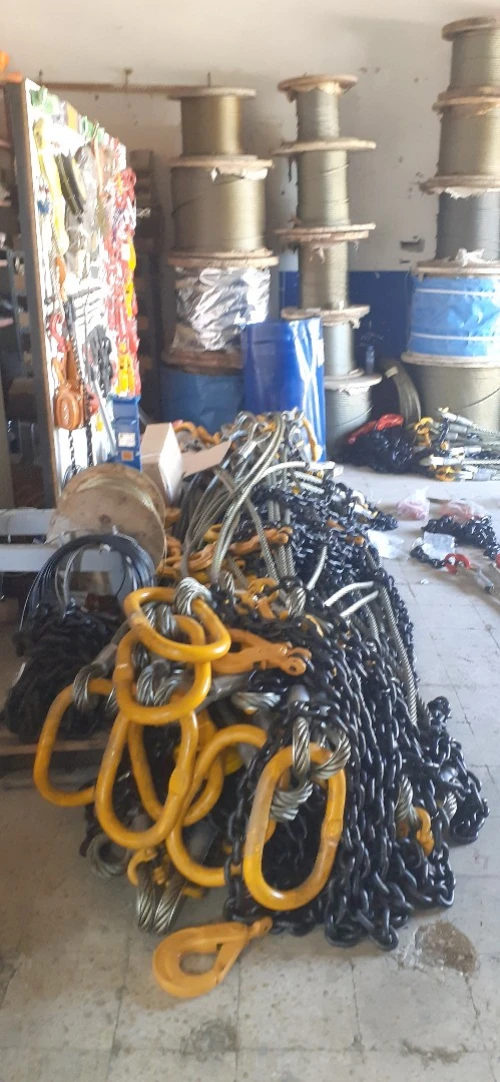 Fabrication des elingues de cable en acier et chaine 