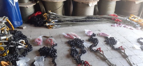 Fabrication des elingues de cable en acier et chaine 