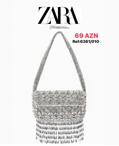 Sac zara argentè 