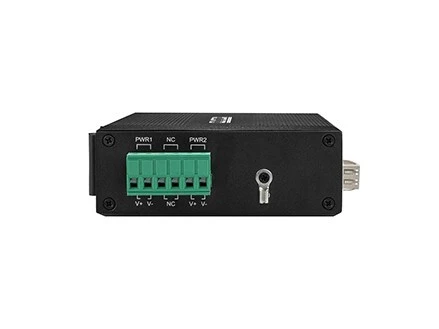 TS IF1F2-P Industrial converter 10/100/1000M, 1xSFP fiber + 2 RJ45 with POE TS-IF1F2-P