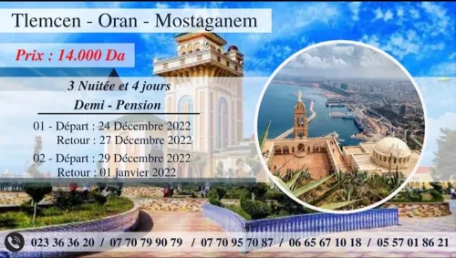 voyage organisé a tlemcen - oran - mostaganem