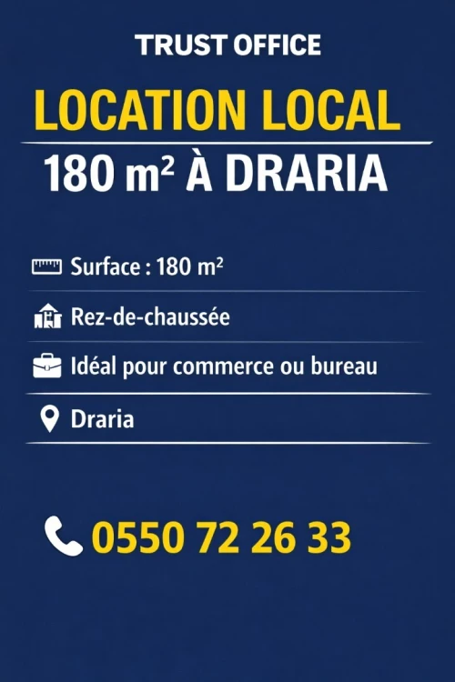 Location Local Alger Draria