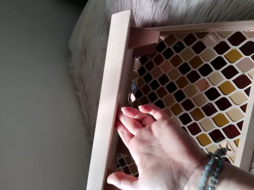 Plateaux en mosaïque 