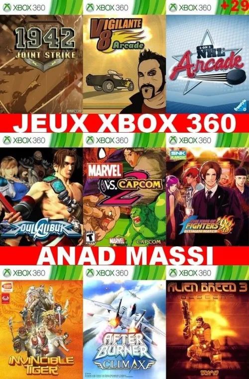 INSTALLATION JEUX XBOX 360 (PRIX CHOC FA DESCRIPTION) *