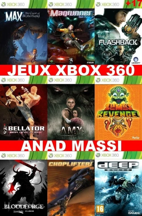 INSTALLATION JEUX XBOX 360 (PRIX CHOC FA DESCRIPTION)