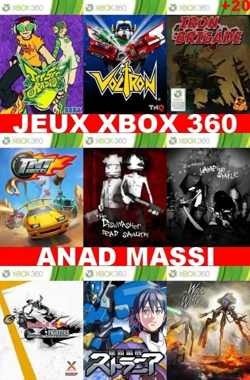 INSTALLATION JEUX XBOX 360 (PRIX CHOC FA DESCRIPTION) --