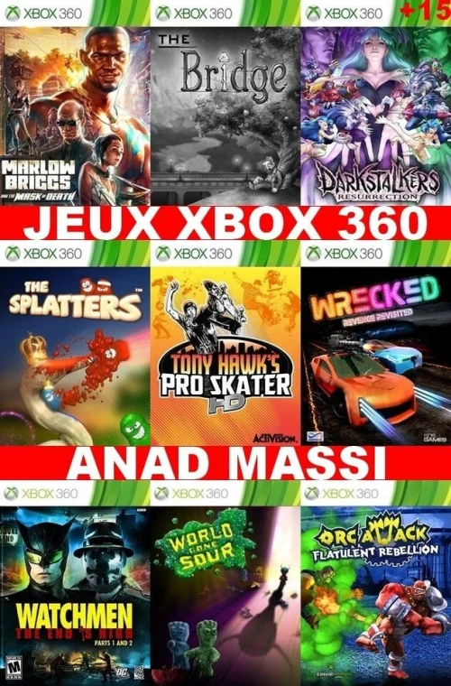 INSTALLATION JEUX XBOX 360 (PRIX CHOC FA DESCRIPTION) *