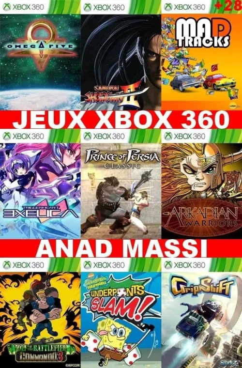 INSTALLATION JEUX XBOX 360 (PRIX CHOC FA DESCRIPTION) -