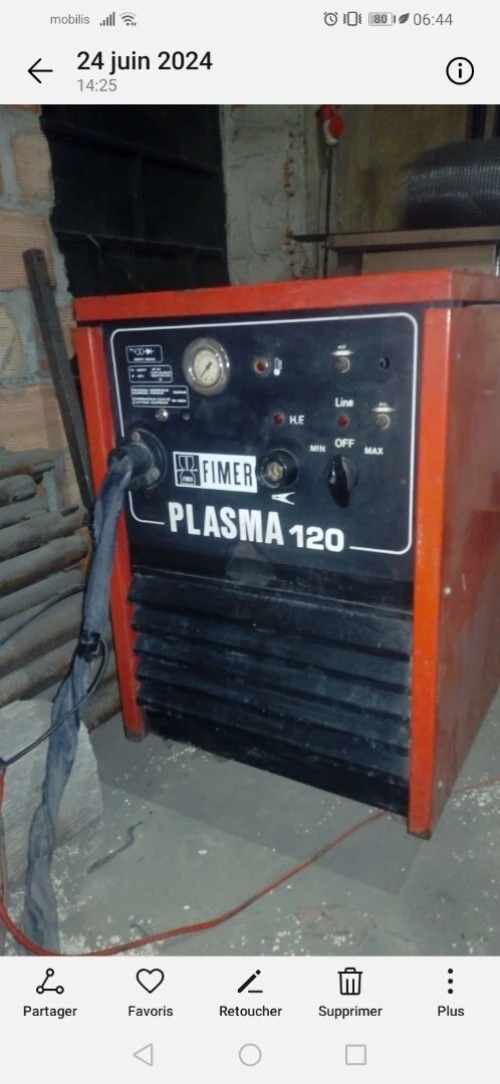 Poste plasma cutter découpeur 120a