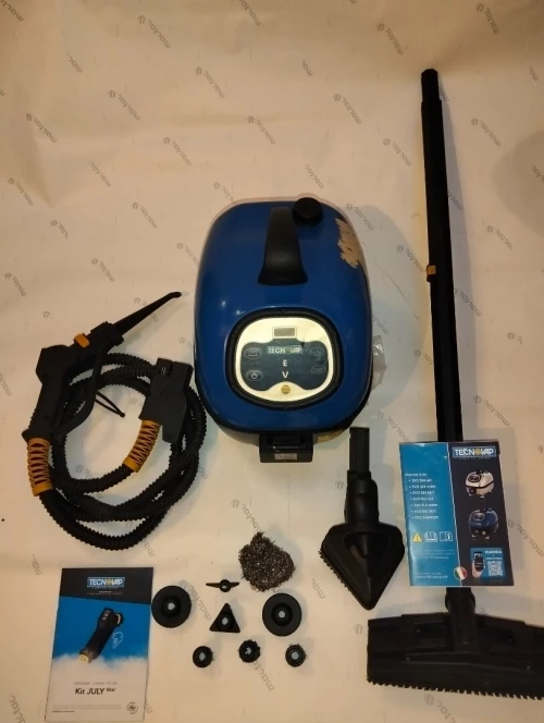 Nettoyeur à vapeur professionnel monophasé 6 bar TECNOVAP EVO BLU 24/7 - MADE IN ITALY