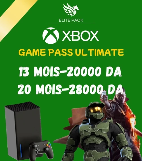 Abonnement Xbox Game Pass ultimate (possibilité d'activation sur votre propre compte )