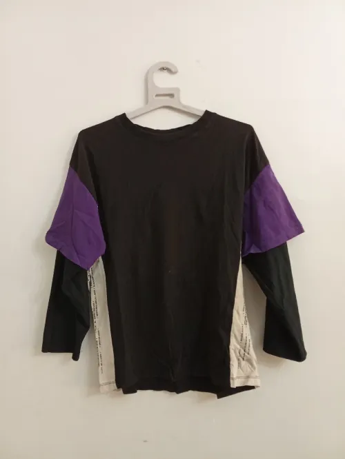 MANCHE LONGUE NOIR ZARA 14 ANS