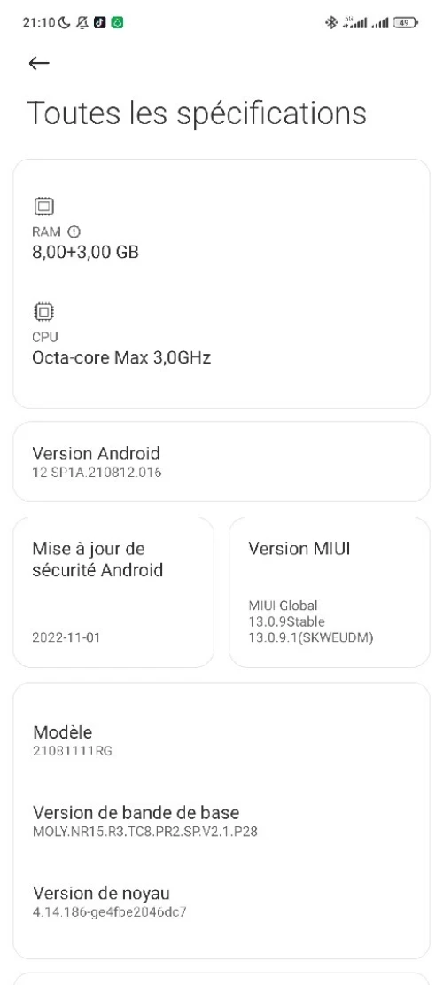 Xaiomi 11 T 5G