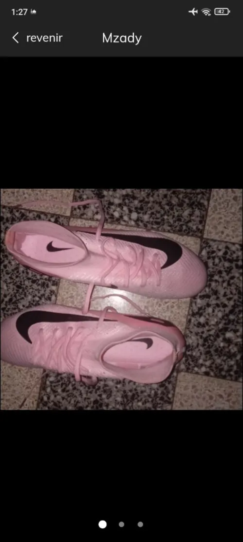 Soulier Nike Mercurial air zoom rose