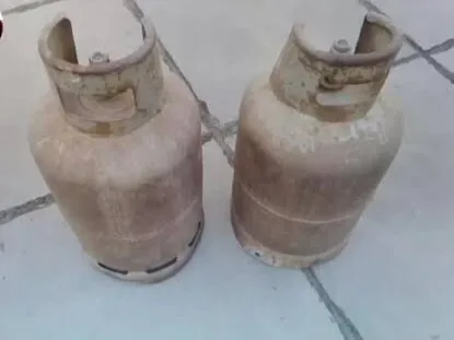 Deux bouteilles de gaz