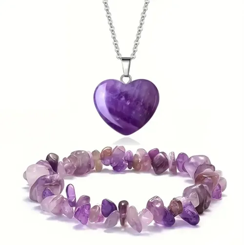 Parrure de bracelet +collier
