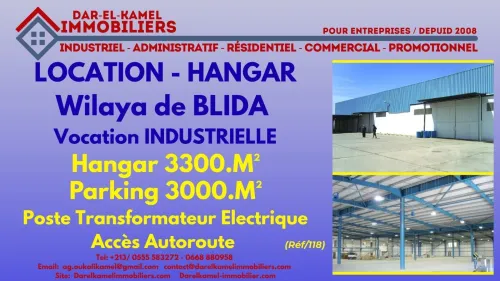 Location Hangar Blida Blida