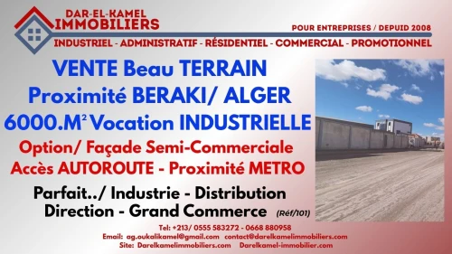 Vente Terrain Alger Baraki