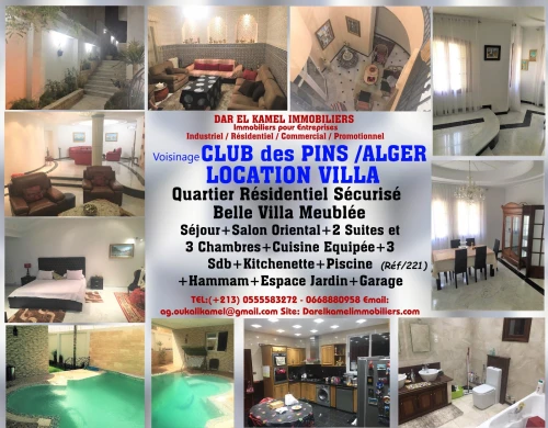 Location Villa Alger Staoueli