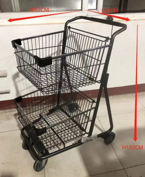 CHARIOT DE COURSE POUR SUPERMARCHÉ 