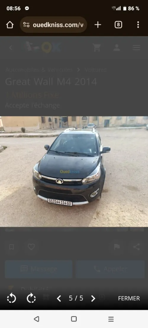 Great Wall M4 2014 Toutes option