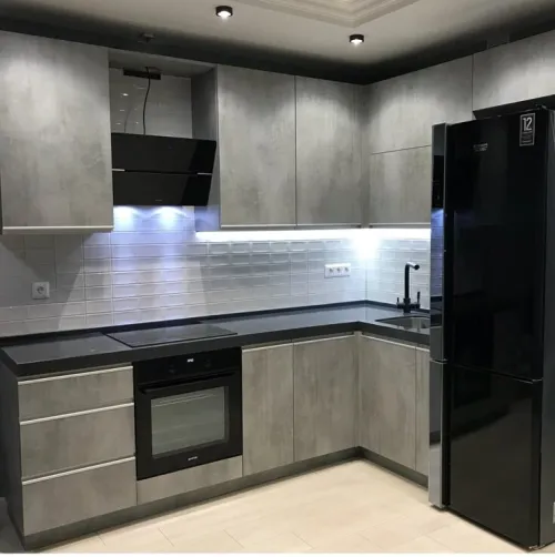 Fabrication de cuisine équipée moderne sûr mesure 