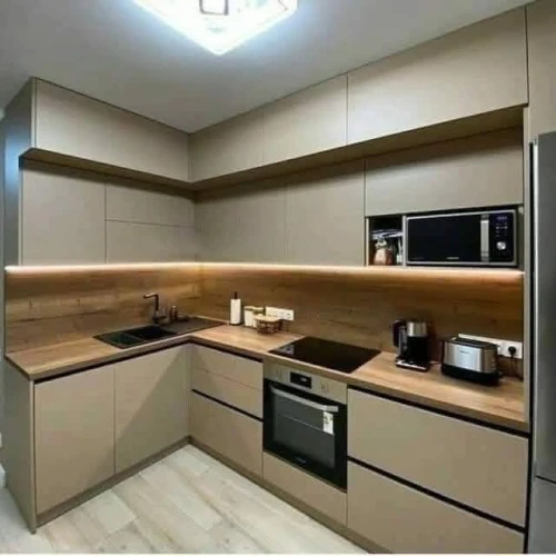 Fabrication de cuisine équipée moderne sur mesure très bonne qualité 