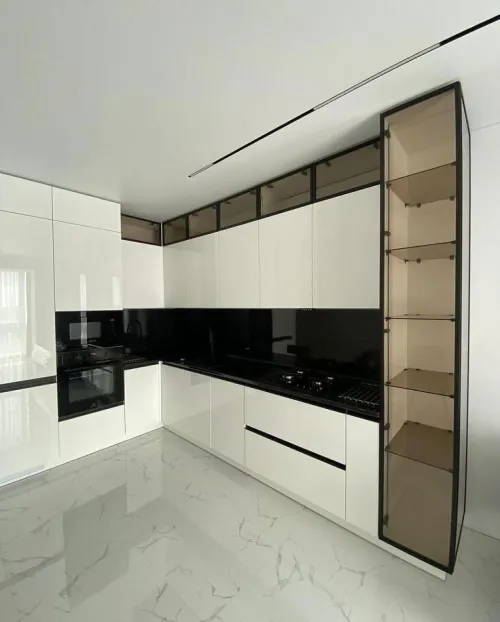 Fabrication de cuisine équipée moderne sûr mesure 