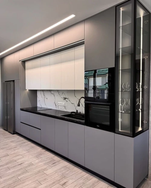 Fabrication de cuisine équipée moderne et sur mesure 